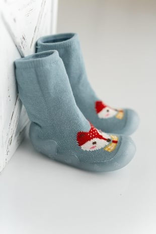 Patol Tilki Kaydırmaz Taban Çorap Panduf