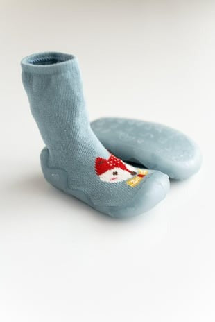 Patol Tilki Kaydırmaz Taban Çorap Panduf