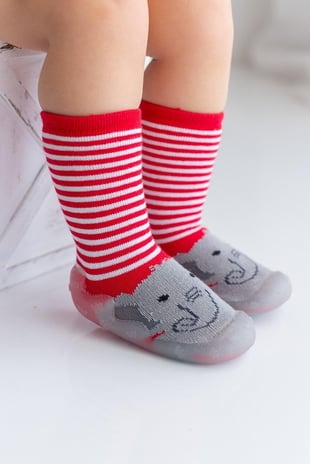 Patol Fil Yıldız Kaydırmaz Taban Çorap Panduf